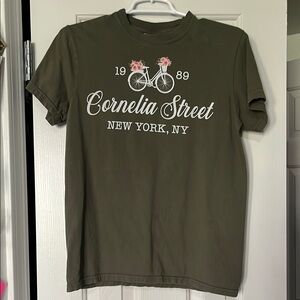 Olive Green Taylor Swift Cornelia Street Graphic T-Shirt